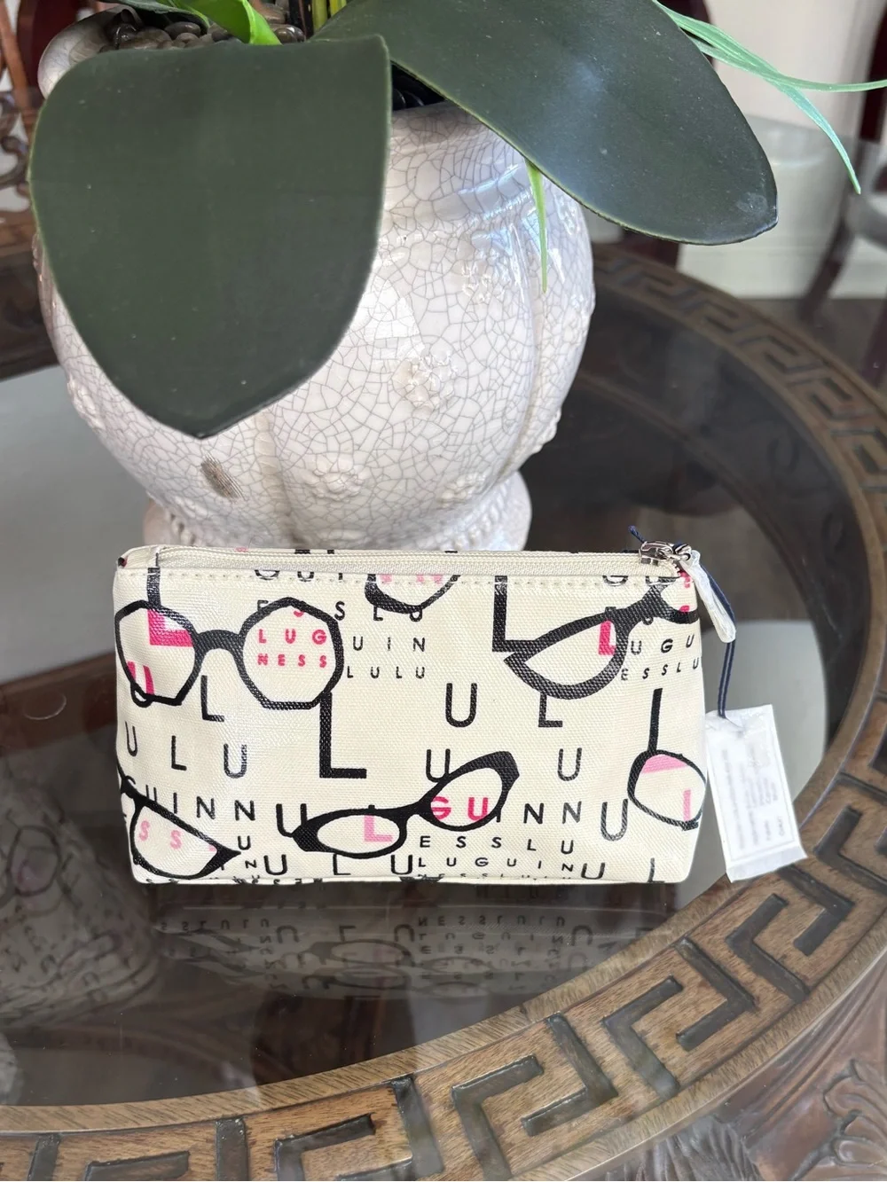 🩷🩷LULU GUINNESS PRINTED LAMINATED BAG & COSMETIC BAG!🩷🩷